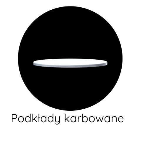 Podkłady pod tort karbowane