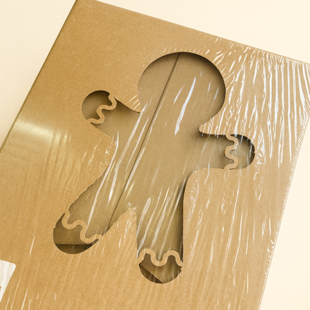 Pudełko na tort, ciasto typu sweetbox Pan Ciastek 25x25x14 cm brązowe kraft