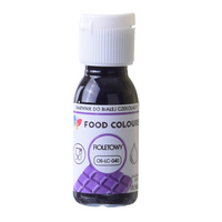 Fioletowy Barwnik spożywczy do białej czekolady i mas tłustych  Food Colours  18 ml