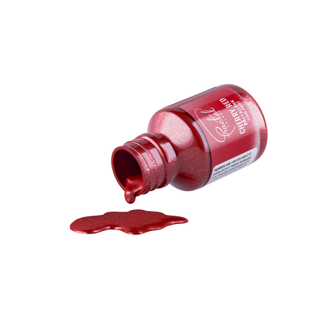 Wiśniowa czerwień metaliczna farbka barwnik w płynie Cherry red Fractal, 30ml