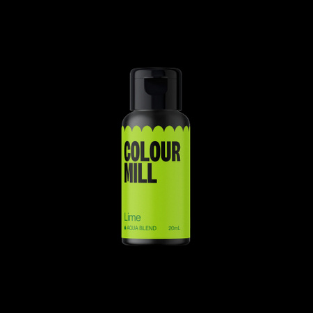 Limonkowy barwnik spożywczy wodny COLOUR MILL 20ml LIME