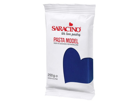 Granatowa masa cukrowa do figurek SARACINO 250g NAVY BLUE