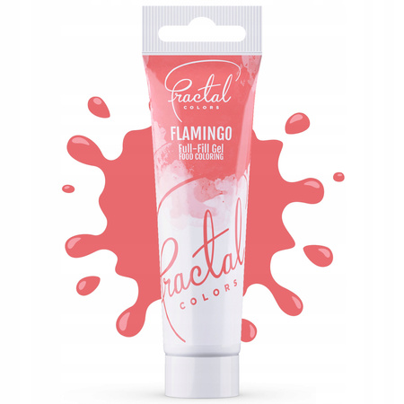 Barwnik spożywczy w żelu FRACTAL 30 g różowy- FLAMINGO