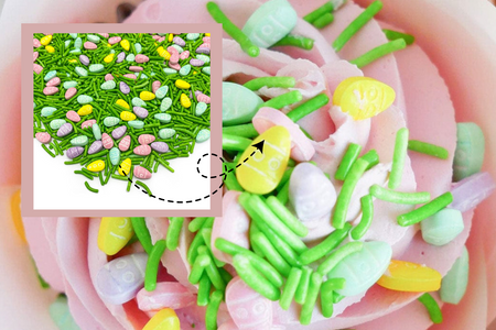 Posypka cukrowa do tortów i ciast HAPPY SPRINKLES Egg Hunt 90g