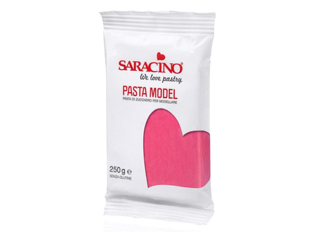 Fuksja masa cukrowa do figurek SARACINO 250g FUCHSIA