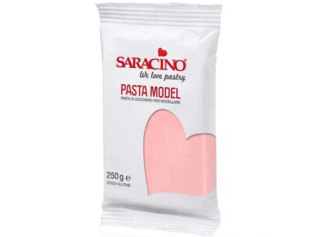 Różowa masa cukrowa do figurek SARACINO 250g  PINK