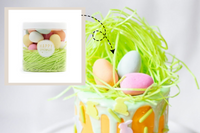 Wielkanocne gniazdo z jajkami i trawą jadalną HAPPY SPRINKLES Easter Nest 300g