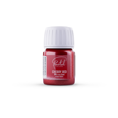 Wiśniowa czerwień metaliczna farbka barwnik w płynie Cherry red Fractal, 30ml