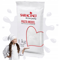 Biała masa cukrowa do figurek SARACINO 1kg  WHITE