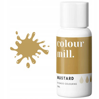 Barwnik spożywczy olejowy COLOUR MILL 20ml MUSTARD