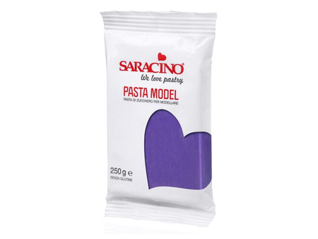 Fioletowa masa cukrowa do figurek SARACINO 250g  PURPLE