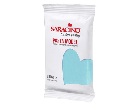 Jasnoniebieska masa cukrowa do figurek SARACINO 250g  LIGHT BABY BLUE