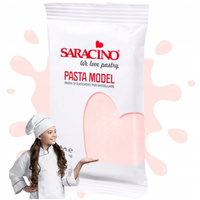 Jasnoróżowa masa cukrowa do figurek SARACINO 250g BABY PINK