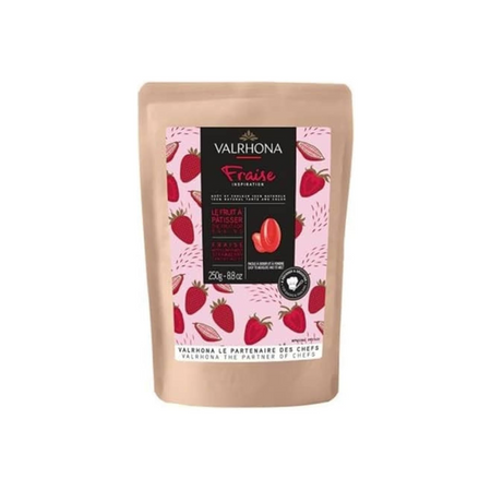 Truskawkowa czekolada w dropsach Inspiration FRAISE VALRHONA 250g