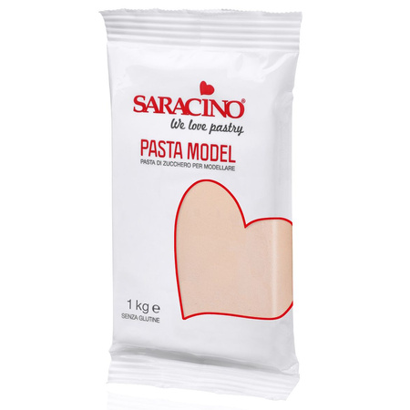 Cielista masa cukrowa do figurek SARACINO 1kg  ROSE BEIGE