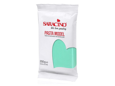 Masa cukrowa do figurek SARACINO 250g TURQUOISE