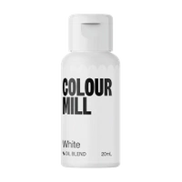 Barwnik spożywczy olejowy COLOUR MILL 20ml WHITE