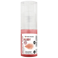 Metaliczny Rubinowy Barwnik spożywczy pudrowy Metalic Dust RUBY puder suchy spray food colours 5g