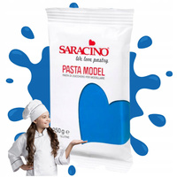 Niebieska masa cukrowa do figurek SARACINO 250g BLUE