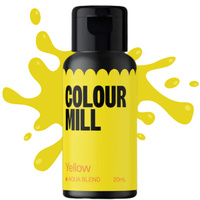 Żółty barwnik spożywczy wodny COLOUR MILL 20ml YELLOW