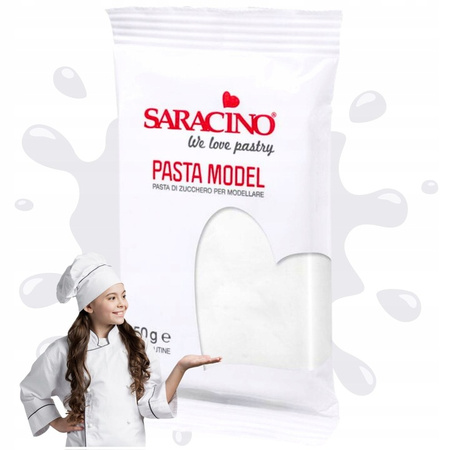 Biała masa cukrowa do figurek SARACINO 250g WHITE