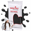 Czarna masa cukrowa do figurek SARACINO 1kg  BLACK