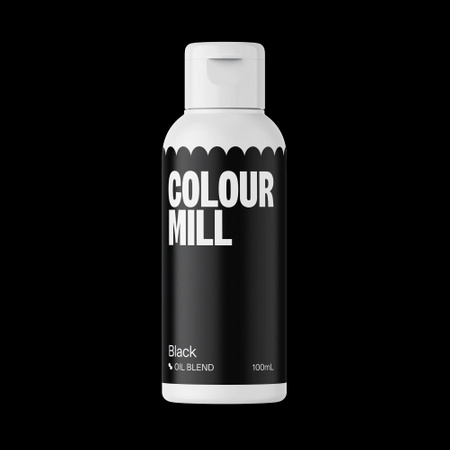 Barwnik spożywczy olejowy czarny COLOUR MILL 100ml BLACK