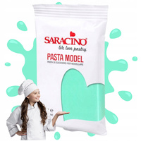 Masa cukrowa do figurek SARACINO 250g TURQUOISE