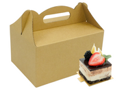 Pudełko na ciasto 19x14x10 cm  tekturowe kraft 
