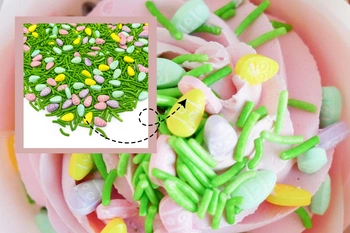 Posypka cukrowa do tortów i ciast HAPPY SPRINKLES Egg Hunt 90g