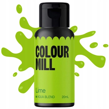 Limonkowy barwnik spożywczy wodny COLOUR MILL 20ml LIME