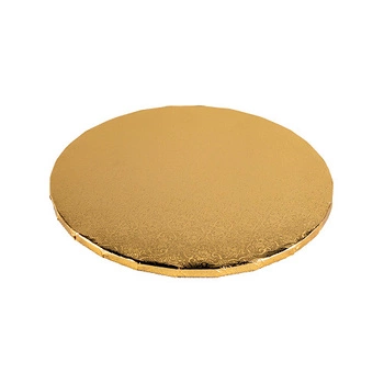 Podkład pod tort MDF 9mm Ø 30cm złoty
