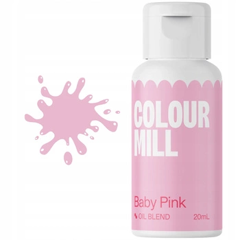 Barwnik spożywczy olejowy COLOUR MILL 20ml BABY PINK