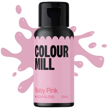 Różowy barwnik spożywczy wodny COLOUR MILL 20ml BABY PINK