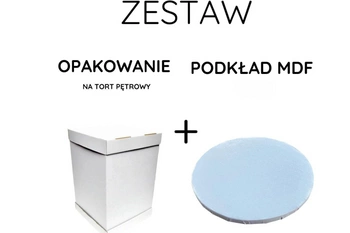 Zestaw Opakowanie 41x41x45 cm + Podkład MDF 40 cm