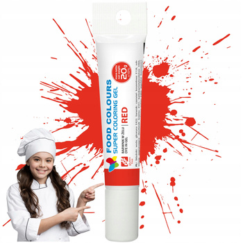 Barwnik spożywczy w żelu czerwony FOOD COLOURS 20 g  RED