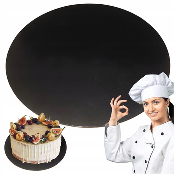 Podkład cukierniczy czarny 820g 26 cm 10 szt