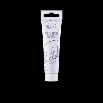 Biały barwnik  w żelu FRACTAL 50 g WHITE SNOW